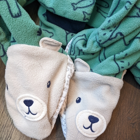 2 footie PJs by Carter's 3T - Picture 4 of 7